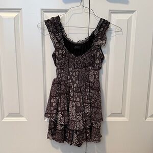 Urban Outfitters Patterned Romper